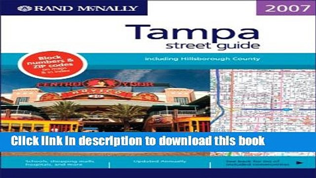 Read Rand McNally Tampa Street Guide: Including Hillsborough County (Rand McNally