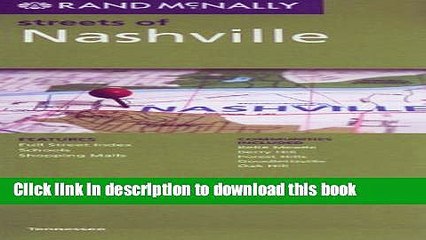 Read Rand McNally Streets of Nashville, Tennessee Ebook Free