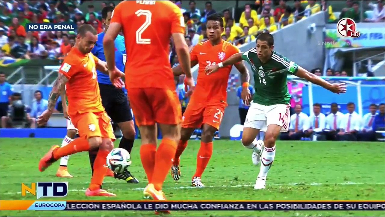 MEXICO VS HOLANDA No Era Penal - video Dailymotion