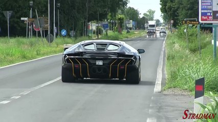 The $2.5 Million Lamborghini Centenario Driving on the Road!
