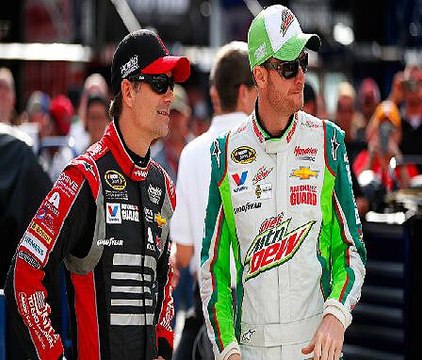 Jeff Gordon Dale Earnhardt Jr.