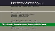 Read The Stockholm County Medical Information System (Lecture Notes in Medical Informatics)  Ebook