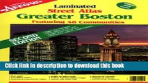 Read Greater Boston Atlas (Laminated) (Official Arrow Street Atlas) Ebook Free