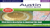 Read Rand McNally 2007 Austin street guide: including Travis County and portions of Hays and