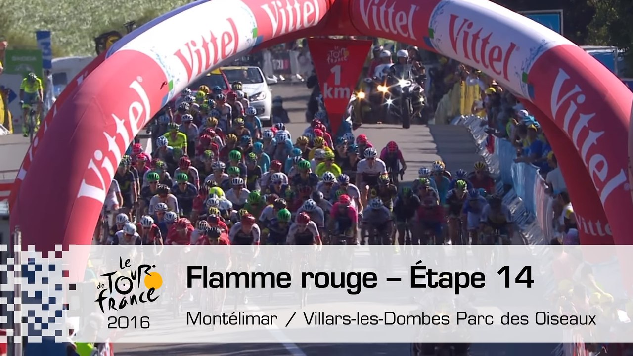 Flamme rouge - Étape 14 (Montélimar / Villars-les-Dombes Parc des Oiseaux) - Tour de France 2016