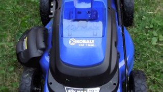 kobalt 19 inch electric lowes mower review, testing, multiple videos