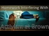 Homework Interfering with Protesting at Brown University