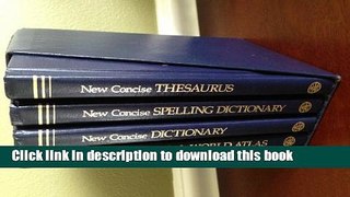 Read Rand McNally Mini Reference Set: New Concise Thesaurus/New Concise Dictionary/U.S.   World