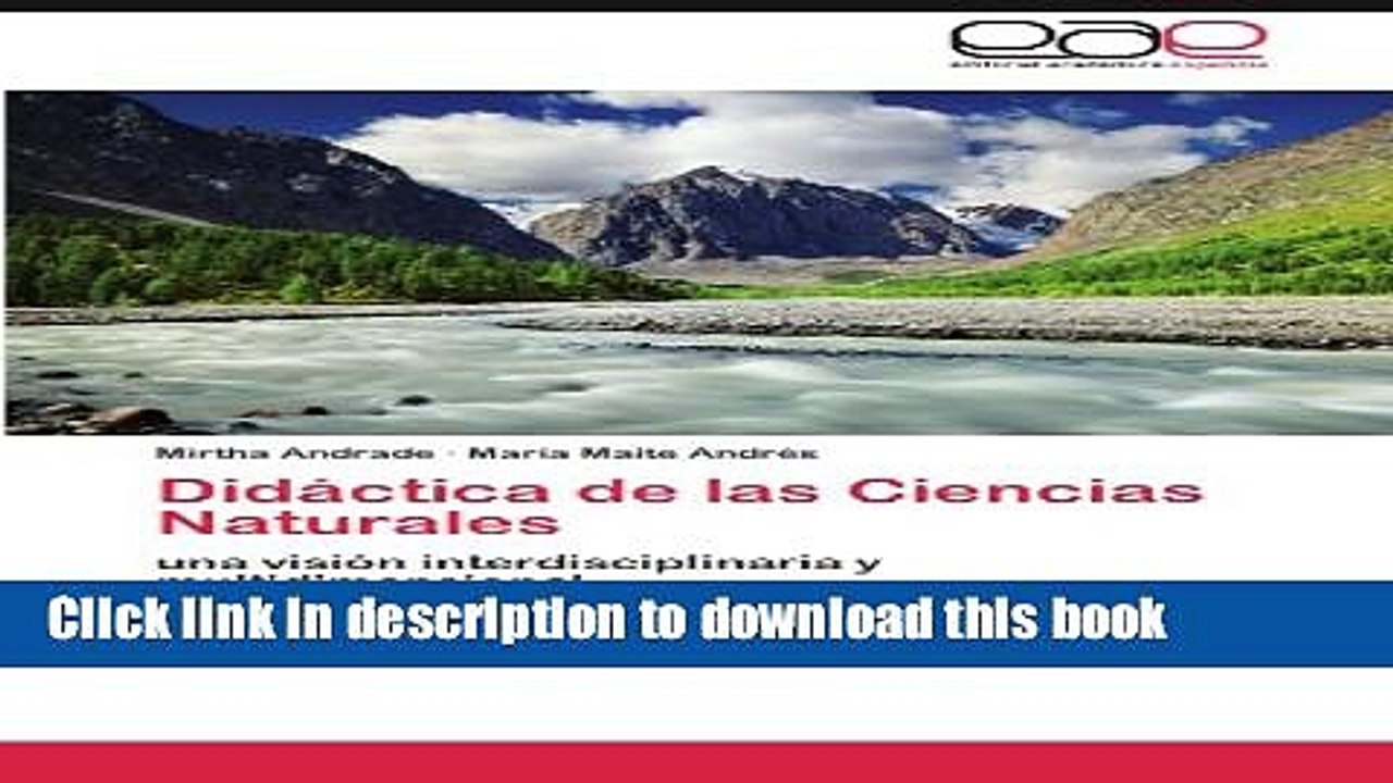 Read DidÃ¡ctica de las Ciencias Naturales: una visiÃ³n interdisciplinaria y multidimensional