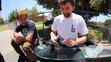 Faire du skate avec une planche en verre, c'est possible !