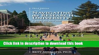 Read Navigating the Research University: A Guide for First-Year Students (Textbook-specific CSFI)