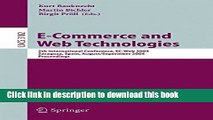 Read E-Commerce and Web Technologies: 5th International Conference, EC-Web 2004, Zaragoza, Spain,