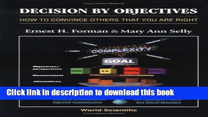 Read Decision by Objectives  Ebook Free