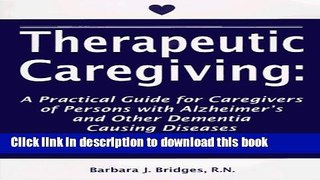 Read Therapeutic Caregiving  Ebook Free