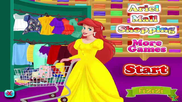 Ariel Mall Shopping Game - Disney Princess Video Games For Girls