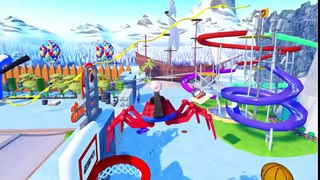 Video for Kids  and Children - Spiderman and Motster Trucks - Cartoon game for Kids