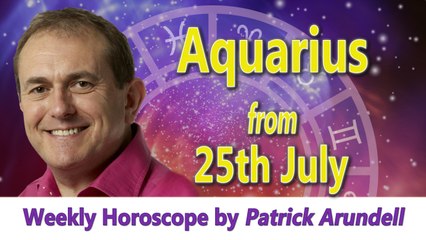 Aquarius Weekly Horoscope from 25th July 2016