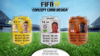 FIFA 17 Concept Cards & Menu Design (No Speedart)