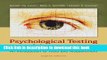 Download Book Psychological Testing and Assessment: An Introduction to Tests and Measurement