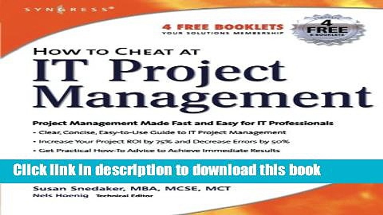 Read How to Cheat at IT Project Management Ebook Free