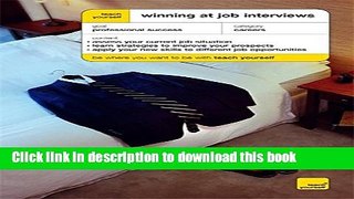Read Teach Yourself Winning at Job Interviews (Teach Yourself Business Skills)  Ebook Free