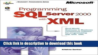Read Programming SQL Server with XML  PDF Online