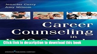 Read Career Counseling in P-12 Schools  Ebook Free