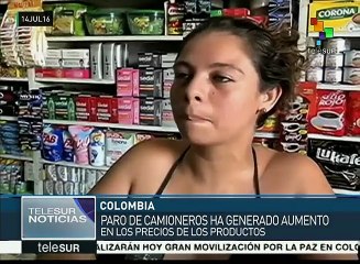 Colombia: Santander, en desabasto por paro camionero
