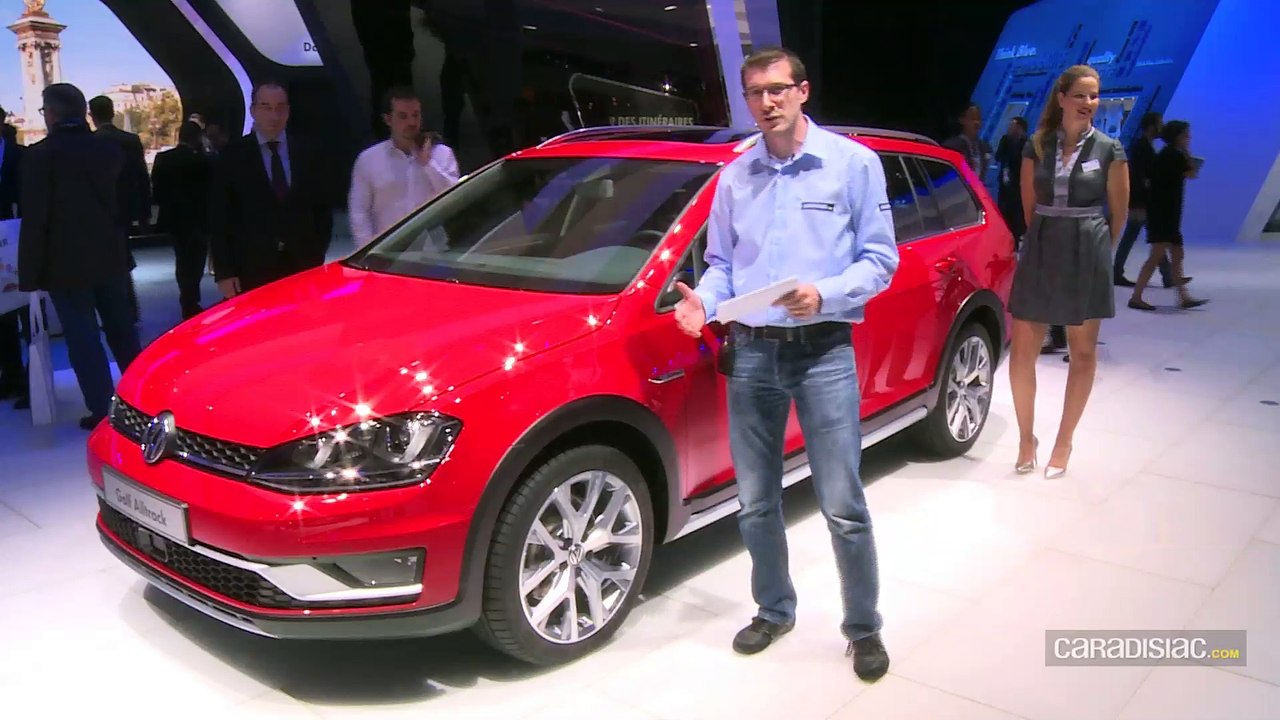 Volkswagen Golf AllTrack : simple déguisement ? - En direct du Salon de Paris 2014