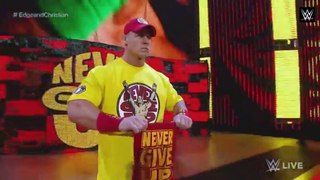 Wwe Raw John Cena Attacks Brock Lesnar 29/12/14
