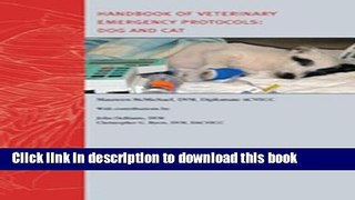 Download Book Handbook of Veterinary Emergency Protocols: Dog and Cat PDF Free