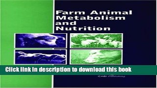 Download Book Farm Animal Metabolism and Nutrition ebook textbooks