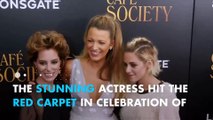 Blake Lively wows in bump-flattering dress at 'Cafe Society' premiere