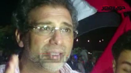 خالد يوسف: نسعى لتحقيق مطالب الشعب داخل البرلمان