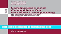 Read Languages and Compilers for Parallel Computing: 19th International Workshop, LCPC 2006, New