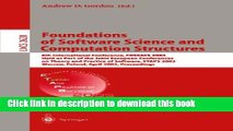 Read Foundations of Software Science and Computational Structures: 6th International Conference,