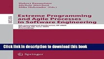 Read Extreme Programming and Agile Processes in Software Engineering: 6th International