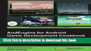 Read AndEngine for Android Game Development Cookbook  Ebook Free