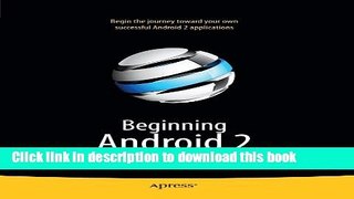 Read Beginning Android 2  Ebook Free