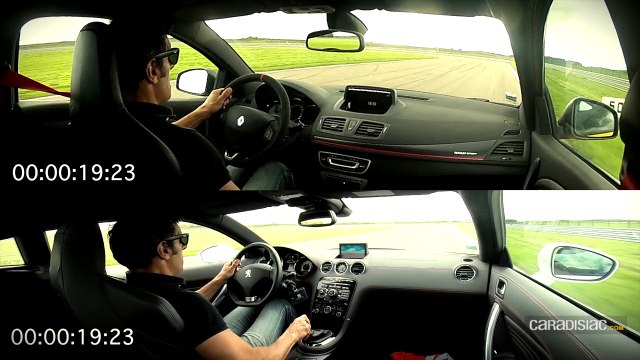 Les essais de Soheil Ayari - Renault Megane RS275 Trophy vs Peugeot RCZ R : le tour chrono