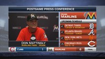 Don Mattingly -- Miami Marlins vs. Chicago Cubs 06-26-2016