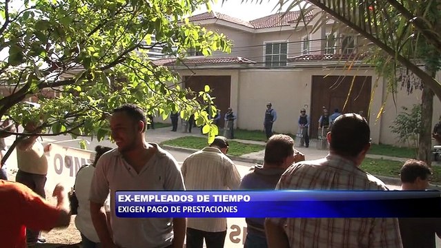 Ex-Empleados de Tiempo exigen pago de prestaciones
