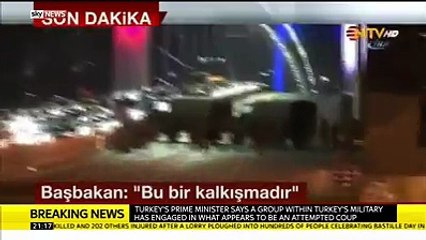 Turkey military Coup underway Live