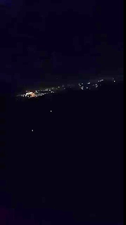 Footage of military helicopter opening fire in Turkey