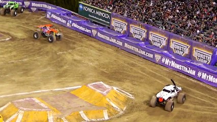 Monster Jam Racing Anaheim 1/24/15