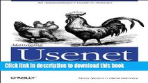 PDF Managing Usenet Free Books