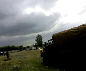 GEORGIAN ANTI AIRCRAFT UNIT SHOOT DOWN RUSSIAN TU 22