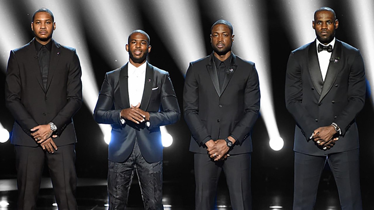 LeBron James, Carmelo Anthony, Dwyane Wade, & Chris Paul Give Powerful Opening Speech at 2016 ESPY Awards