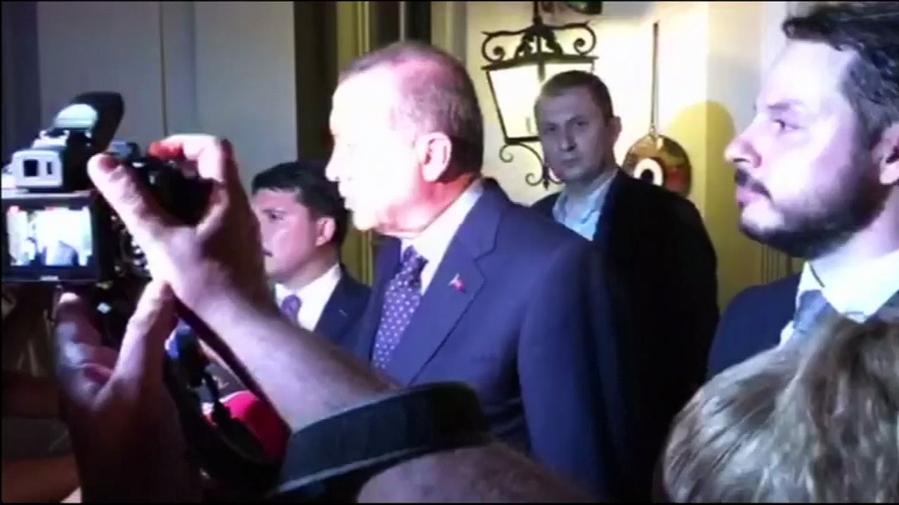Erdogan says: "We will overcome this"