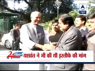 When Yashwant Sinha met Nitin Gadkari